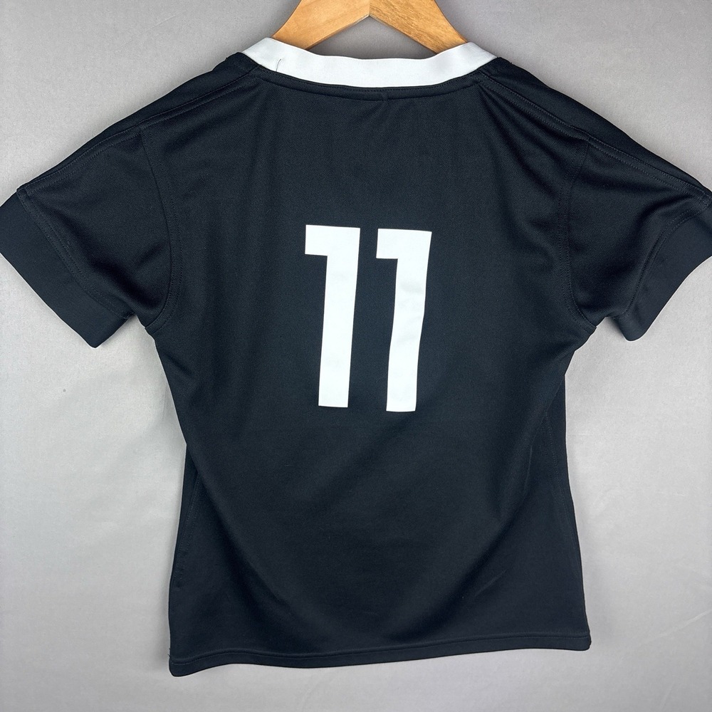 Adidas New Zealand All Blacks #11 Womens Small Jersey AIG Black - Picture 2 of 7
